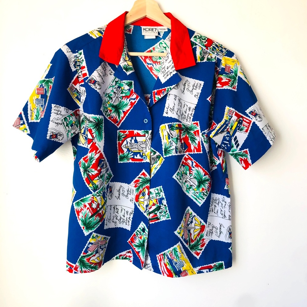 Vintage Postcard Shirt